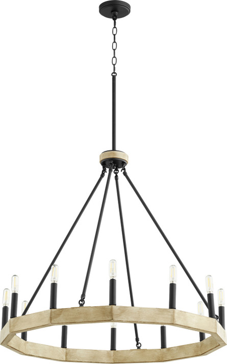 Mid. Chandeliers Candle by Quorum ( 19 | 6189-12-69 Alpine ) 