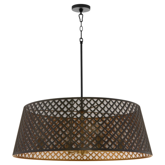 Pendants Drum Shade by Quorum ( 19 | 8217-4-5980 Benedict ) 