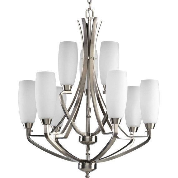Mid. Chandeliers Glass Up by Progress Lighting ( 54 | P4439-09 Wisten ) 