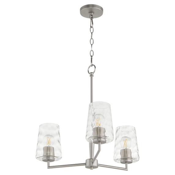 Mini Chandeliers Glass Shade by Quorum ( 19 | 6204-3-65 Goodwin ) 