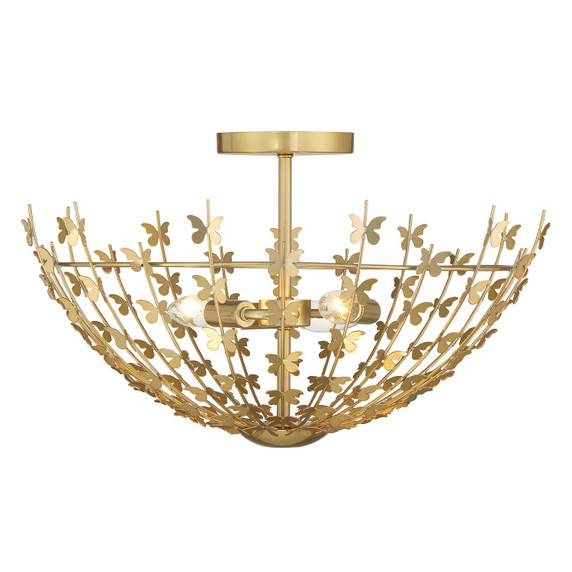 Semi-Flush Mts. Bowl Style by Savoy House ( 51 | 6-4198-3-171 Birch ) 