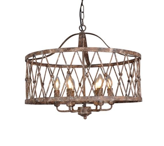 Mid. Chandeliers Candle by Terracotta Designs ( 374 | H6222-6 Aida ) 