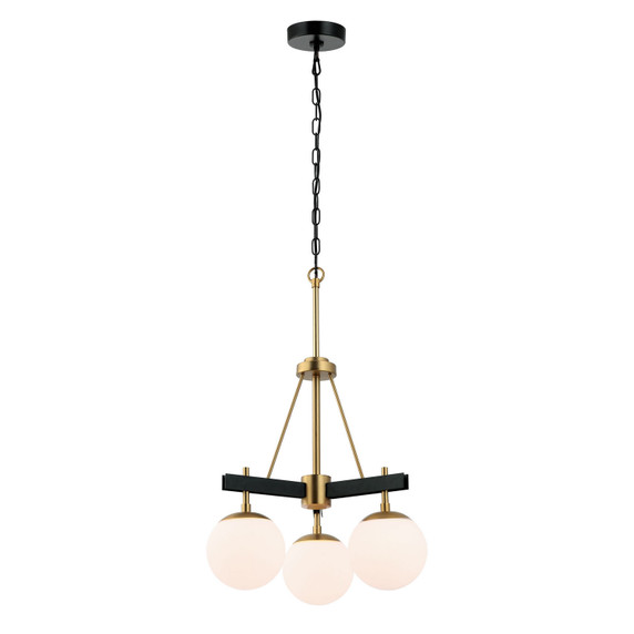 Mini Chandeliers Glass Shade by Varaluz ( 137 | 352C03BLSB Allie ) 