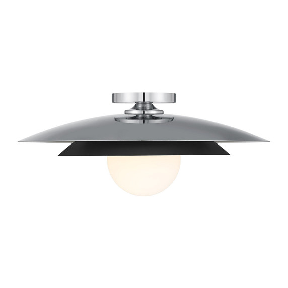 Semi-Flush Mts. Glass Down by Savoy House ( 51 | 6-5564-1-11 Sherrer ) 
