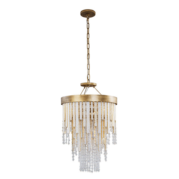 Mini Chandeliers Glass Shade by Varaluz ( 137 | 359C04HG Lafayette ) 