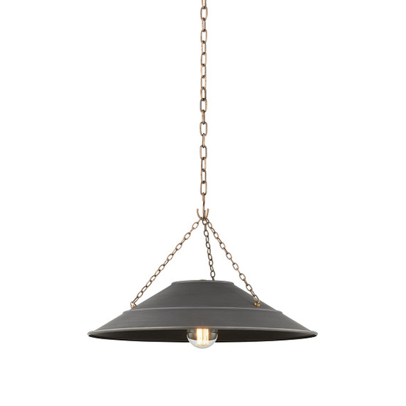 Pendants Metal Shade by Troy Lighting ( 67 | F1223-PBR/GRA Arcane ) 