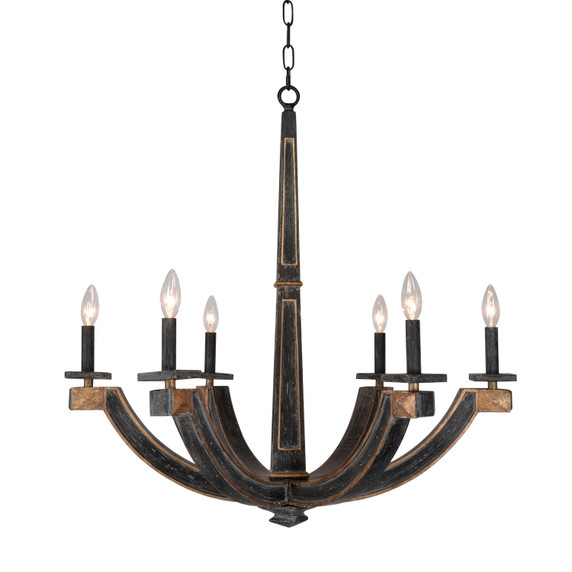 Mid. Chandeliers Candle by Terracotta Designs ( 374 | H8202-6 Natala ) 