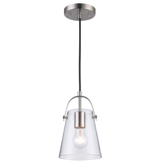Mini Pendants Drum Shade by Trans Globe Imports ( 110 | PND-2174 BN ) 