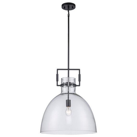 Pendants Glass Down by Trans Globe Imports ( 110 | PND-2229 BK Ameranth ) 