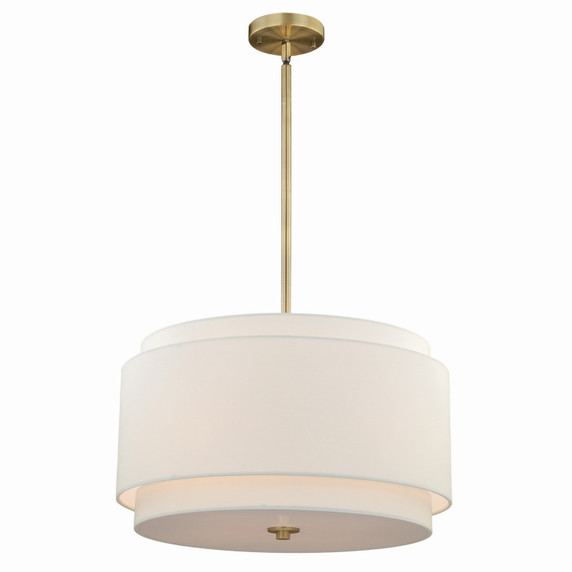 Pendants Drum Shade by Vaxcel ( 63 | P0192 Burnaby ) 