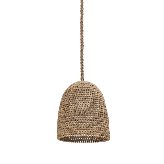 Pendants Fabric Shade by Palecek ( 515 | 2537-01 Rattan ) 