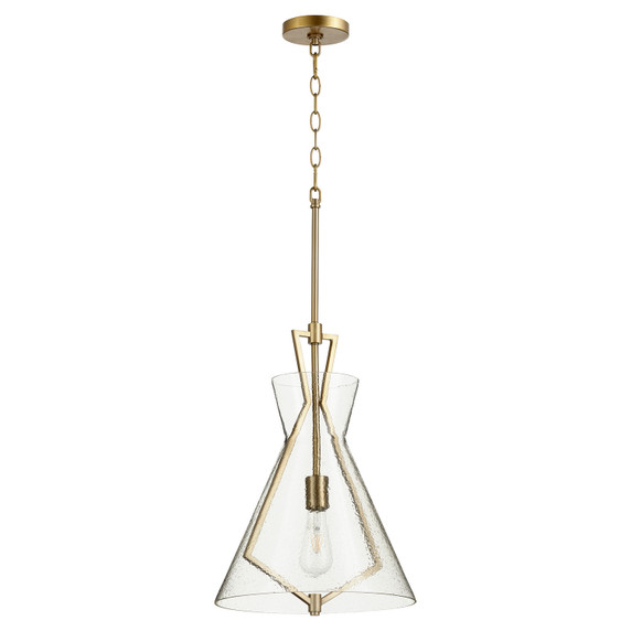 Pendants Glass Down by Quorum ( 19 | 8426-80 8426 Pendants ) 