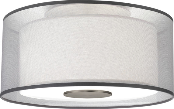 Semi-Flush Mts. Drum Shade by Robert Abbey ( 165 | S2197 Saturnia ) 