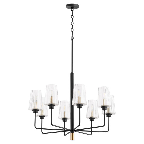 Mid. Chandeliers Glass Up by Quorum ( 19 | 625-8-6980 Dalia ) 