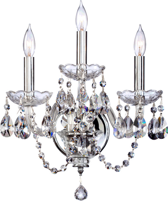 Sconces Triple Candle by Quorum ( 19 | 631-3-514 Bohemian Katerina ) 