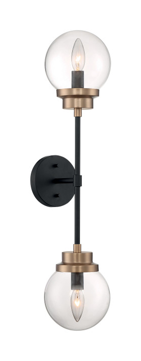Sconces Double Glass by Nuvo Lighting ( 72 | 60-7122 Axis ) 