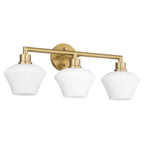 Bathroom Fixtures Three Lights by Quorum ( 19 | 5221-3-80 Cassini ) 