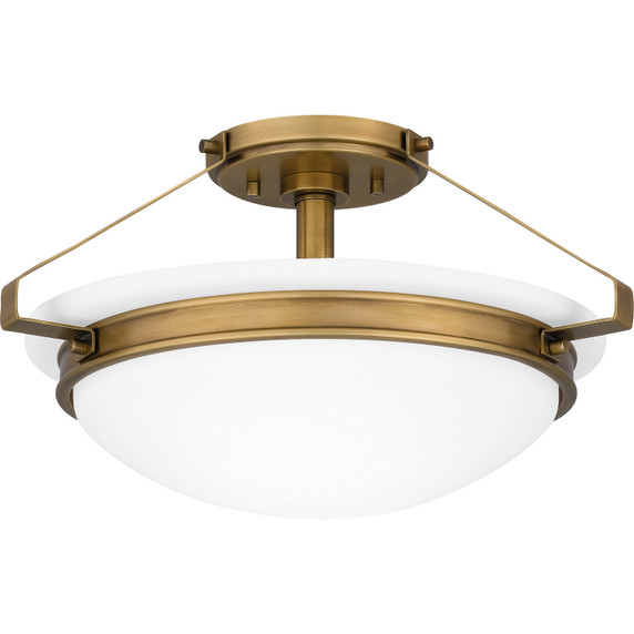 Semi-Flush Mts. Bowl Style by Quoizel ( 10 | QSF5581WS Quoizel Semi-Flush Mount ) 