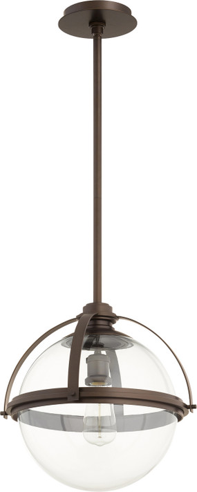 Pendants Glass Down by Quorum ( 19 | 88-15-86 Meridian Globe Pendants ) 
