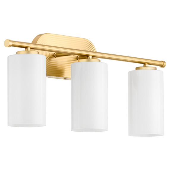 Bathroom Fixtures Three Lights by Quorum ( 19 | 5228-3-80 Belinder ) 