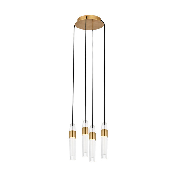 Mini Chandeliers Multi-Port/Cascade by Visual Comfort Modern ( 182 | SLCH39927NB Lassell ) 