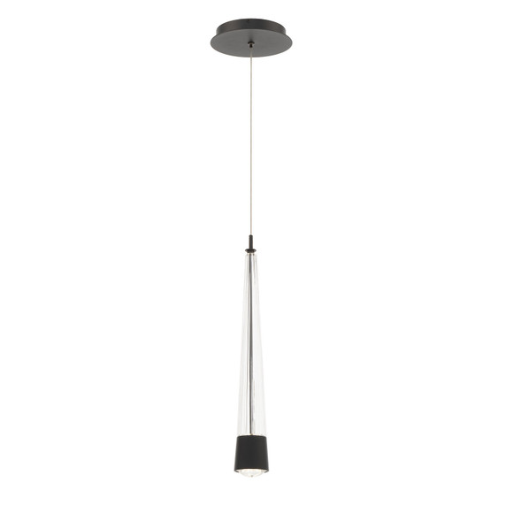 Pendants Glass Down by W.A.C. Lighting ( 34 | PD-59416-30-BK Quill ) 