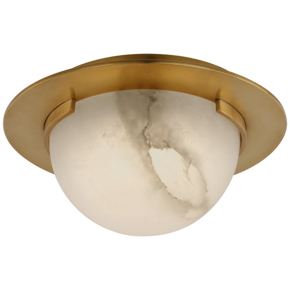 Flush Mounts Bowl Style by Visual Comfort Signature ( 268 | KW 4017AB-ALB Melange ) 