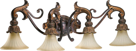 Bathroom Fixtures Four Lights by Quorum ( 19 | 5230-4-88 Madeleine ) 