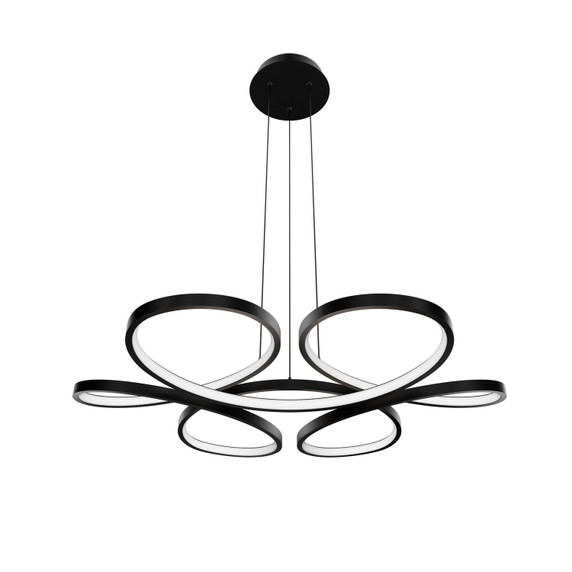 Mid. Chandeliers Ring/Halo by W.A.C. Lighting ( 34 | PD-59532-30-BK Klover ) 