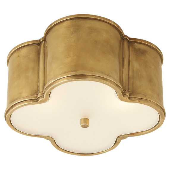 Flush Mounts Drum Shade by Visual Comfort Signature ( 268 | AH 4014NB-FG Basil ) 