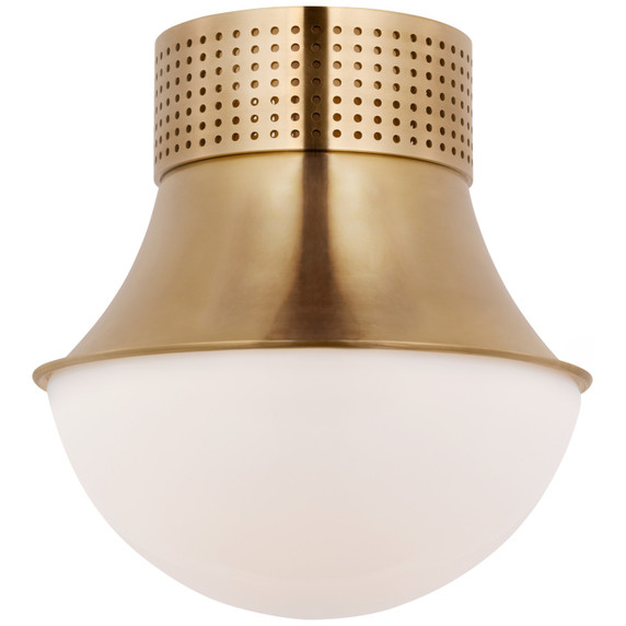 Flush Mounts Glass Down by Visual Comfort Signature ( 268 | KW 4058AB-WG Precision ) 