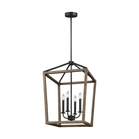 Foyer/Hall Lanterns Open Frame by Visual Comfort Studio ( 454 | F3191/4WOW/AF Gannet ) 