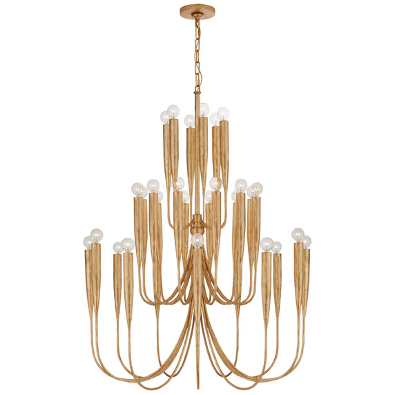 Large Chandeliers Candle by Visual Comfort Signature ( 268 | JN 5072AGL Acadia ) 