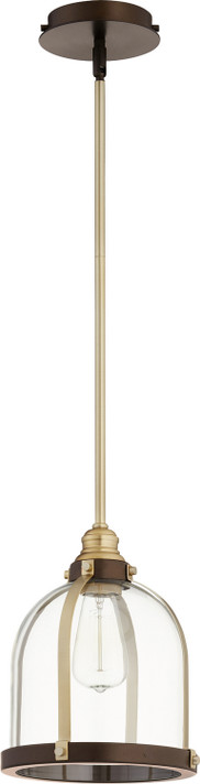 Mini Pendants Open Frame by Quorum ( 19 | 886-8086 Banded Lighting Series ) 