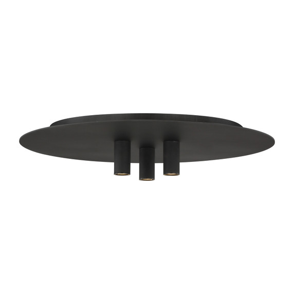 Flush Mounts Multi-Port/Cluster by Visual Comfort Modern ( 182 | 700FMPNT16B-LED930 Ponte ) 