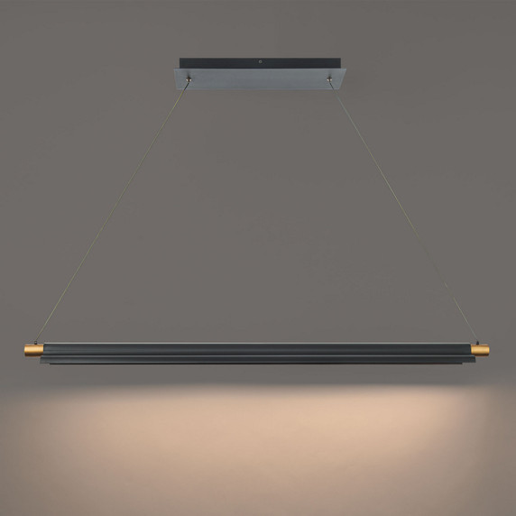 Linear/Island Cylindrical/Tubular by W.A.C. Lighting ( 34 | PD-65244-BK/AB Pavilion ) 