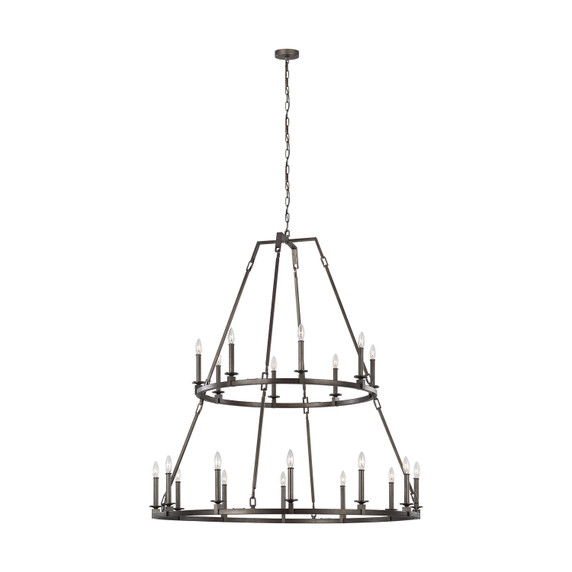 Large Chandeliers Candle by Visual Comfort Studio ( 454 | F3217/20SMS Landen ) 