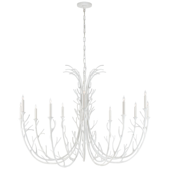 Large Chandeliers Candle by Visual Comfort Signature ( 268 | JN 5080PW Silva ) 