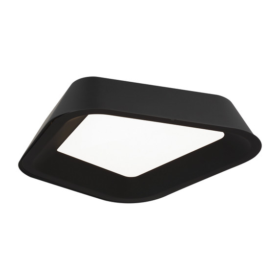 Flush Mounts Glass Down by Visual Comfort Modern ( 182 | 700FMRHNSB-LED930 Rhonan ) 