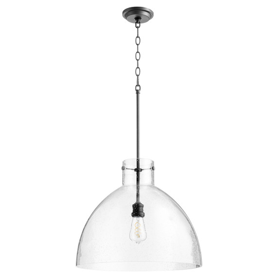 Pendants Glass Down by Quorum ( 19 | 8932-69 8932 Seeded Pendants ) 