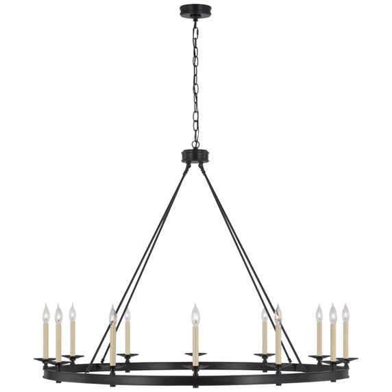 Large Chandeliers Candle by Visual Comfort Signature ( 268 | CHC 5614BZ Launceton ) 