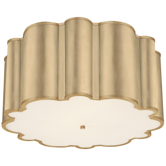 Flush Mounts Drum Shade by Visual Comfort Signature ( 268 | AH 4021G-FA Markos ) 