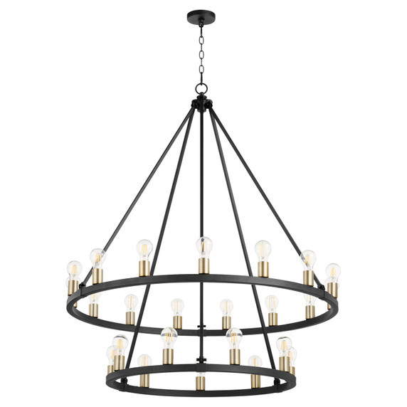 Large Chandeliers Ring/Halo by Quorum ( 19 | 64-24-6980 Paxton ) 