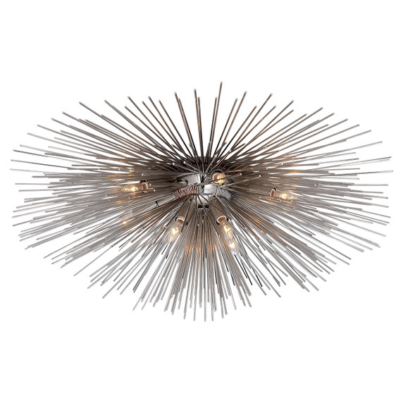 Flush Mounts Exposed Lamps by Visual Comfort Signature ( 268 | KW 4071PN Strada ) 