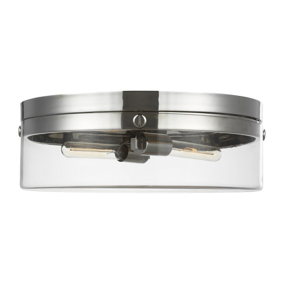 Flush Mounts Bowl Style by Visual Comfort Studio ( 454 | CF1032PN Garrett ) 