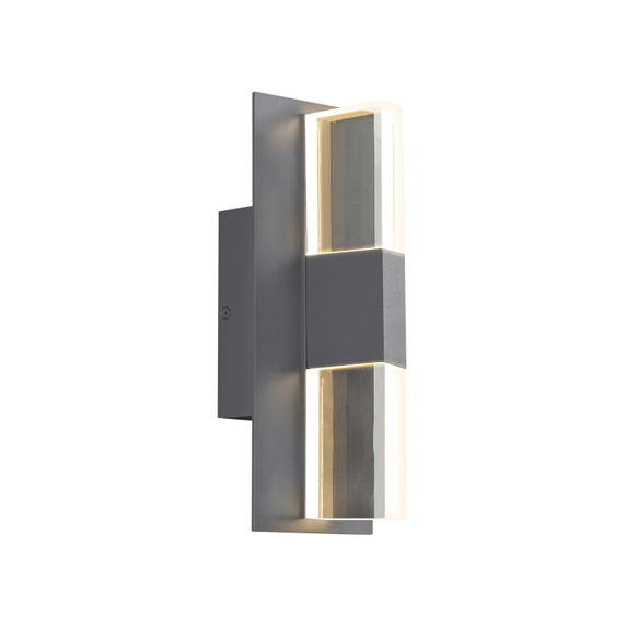 Exterior Wall Mount by Visual Comfort Modern ( 182 | 700OWLYT82712DHUNVSLFSP Lyft ) 