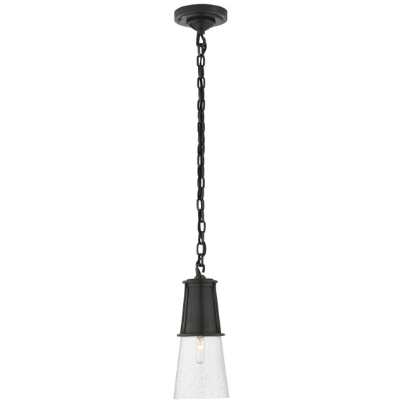 Mini Pendants Glass Down by Visual Comfort Signature ( 268 | TOB 5751BZ-SG Robinson ) 