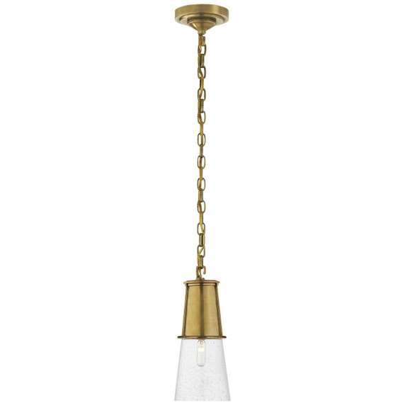 Mini Pendants Glass Down by Visual Comfort Signature ( 268 | TOB 5751HAB-SG Robinson ) 