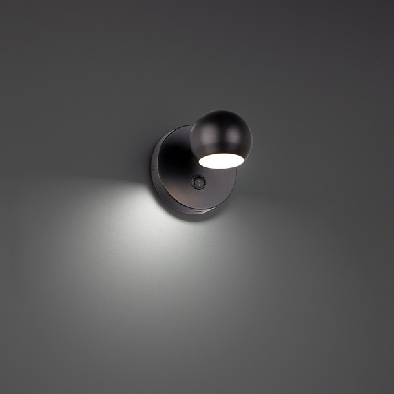 Sconces Directional/Cylinder by W.A.C. Lighting ( 34 | BL-67305-BK Duplex ) 