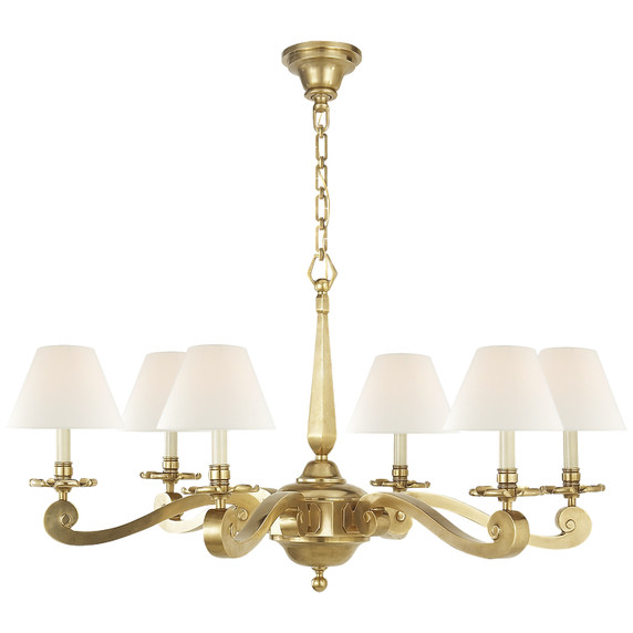 Large Chandeliers Candle by Visual Comfort Signature ( 268 | AH 5010NB-L Myrna ) 